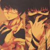 1PC Classic Anime Tokyo Ghoul Character Poster Retro Kraft Paper Wall Sticker Children S Interior Painting 2 - Tokyo Ghoul Merch