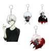 1pcs Hot Anime Keychain Tokyo Ghoul Keychain Kaneki Ken Key Chain Pendant Acrylic Anime Accessories Cartoon - Tokyo Ghoul Merch