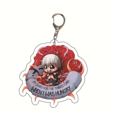 1pcs Hot Anime Keychain Tokyo Ghoul Keychain Kaneki Ken Key Chain Pendant Acrylic Anime Accessories Cartoon 5 - Tokyo Ghoul Merch