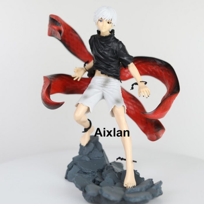 25CM Anime Tokyo Ghoul Figure Kaneki Ken Touka Kirishima PVC Action Figure Kaneki Ken Awakening Figurine 2 - Tokyo Ghoul Merch