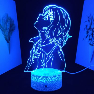 Anime 3D LED Night Light Tokyo Ghoul Figure Juuzou Suzuya for Bedroom Decor Nightlight Cool Birthday 2 - Tokyo Ghoul Merch