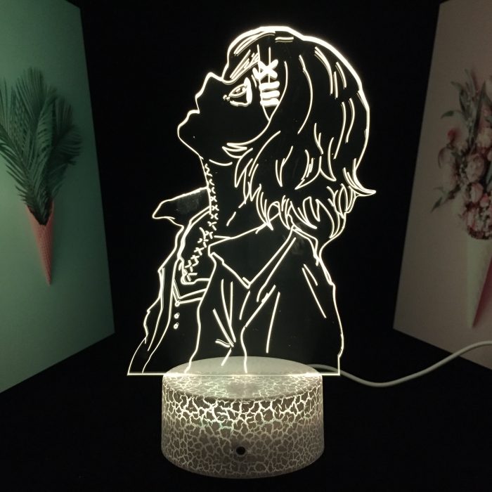 Anime 3D LED Night Light Tokyo Ghoul Figure Juuzou Suzuya for Bedroom Decor Nightlight Cool Birthday 5 - Tokyo Ghoul Merch