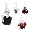 Anime Tokyo Ghoul Kaneki Ken Keychain Cosplay Acrylic Key Chain Pendant Keyring Prop 1 - Tokyo Ghoul Merch