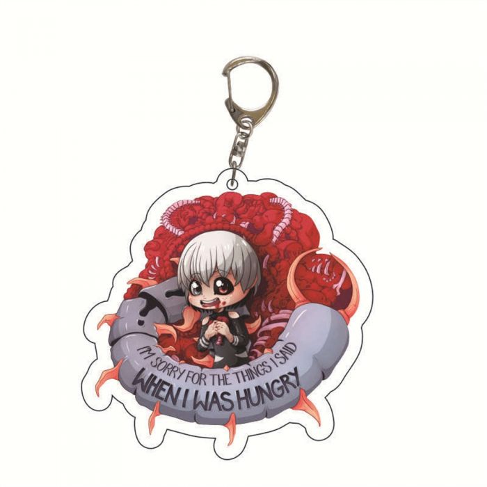 Anime Tokyo Ghoul Kaneki Ken Keychain Cosplay Acrylic Key Chain Pendant Keyring Prop 5 - Tokyo Ghoul Merch