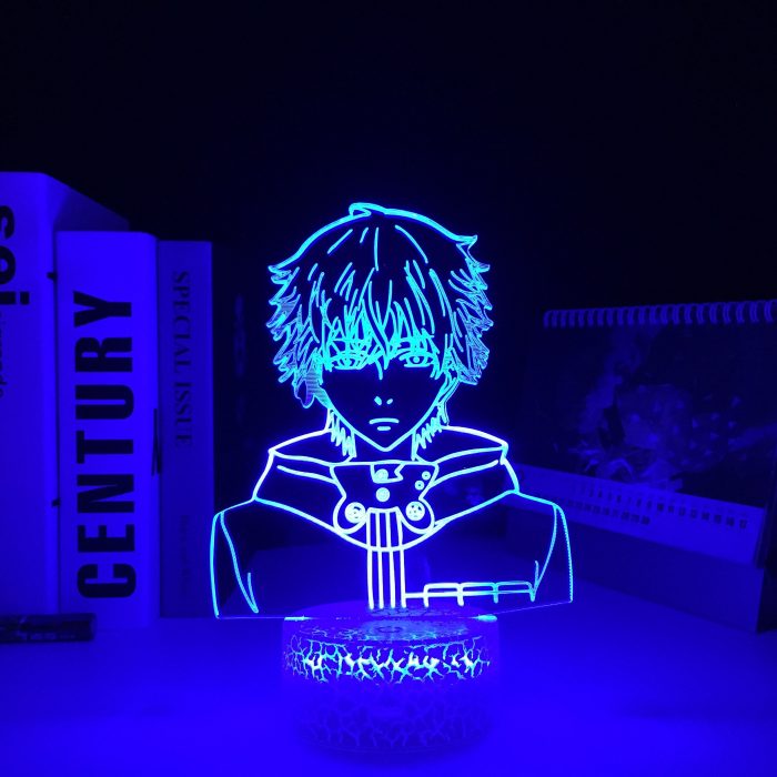 Anime Tokyo Ghoul Ken Kaneki 3D White Base Lamp for Cool Birthday Gift Bedroom Decor Nightlight 5 - Tokyo Ghoul Merch