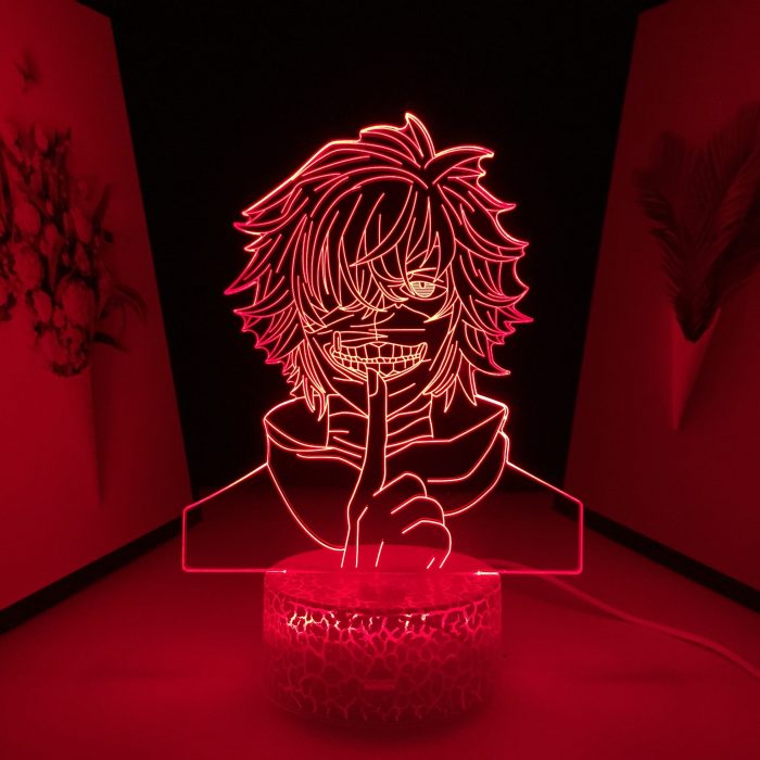 Anime Tokyo Ghoul Ken Kaneki Figure 3D LED Lamp for Decoration Cool Birthday Gift Nightlight Manga - Tokyo Ghoul Merch