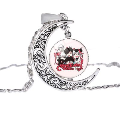 Anime Tokyo Ghoul Necklace Pendant Kaneki Ken Cartoon Figure Long Neck Chain Hollow Moon Round Glass 3 - Tokyo Ghoul Merch