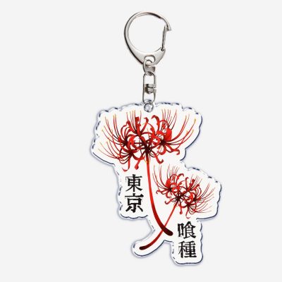 Horrible Anime Tokyo Ghoul Figure Keychain Ken Touka Acrylic Key Chain for Accessories Pendant Key Ring 4 - Tokyo Ghoul Merch