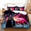 Horror Anime Tokyo Ghoul Print Bedding Set Adult Children Cartoon Duvet Cover Pillowcase Double Queen Large 14 - Tokyo Ghoul Merch