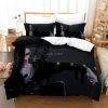 Horror Anime Tokyo Ghoul Print Bedding Set Adult Children Cartoon Duvet Cover Pillowcase Double Queen Large 17 - Tokyo Ghoul Merch