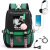 Kaneki Ken Tokyo Ghoul Anime Mochila Teenagers Women Backpacks Usb Port Students School Bags for Girls 1 - Tokyo Ghoul Merch