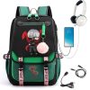 Kaneki Ken Tokyo Ghoul Anime Mochila Teenagers Women Backpacks Usb Port Students School Bags for Girls 4 - Tokyo Ghoul Merch