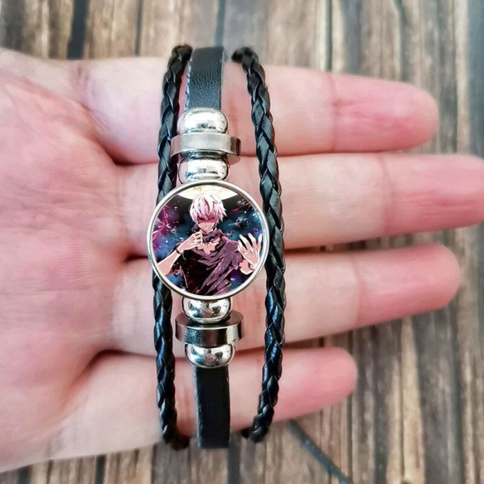 New Tokyo Ghoul Bracelet for Fans Men Anime Figures Cosplay Custom Glass Picture Handmade Leather Bracelets 2 - Tokyo Ghoul Merch