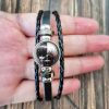 New Tokyo Ghoul Bracelet for Fans Men Anime Figures Cosplay Custom Glass Picture Handmade Leather Bracelets 3 - Tokyo Ghoul Merch