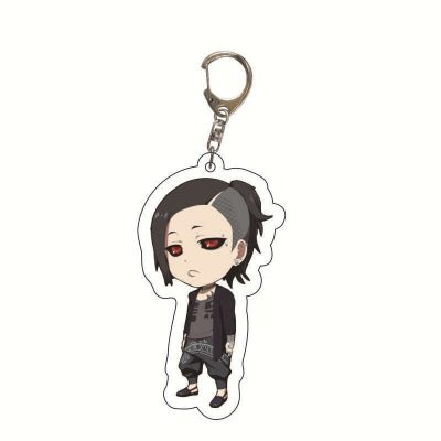 New Tokyo Ghoul Keychain Anime Peripheral Double Sided HD Transparent Acrylic Pendant Backpack Pendant Character Fan 1 - Tokyo Ghoul Merch