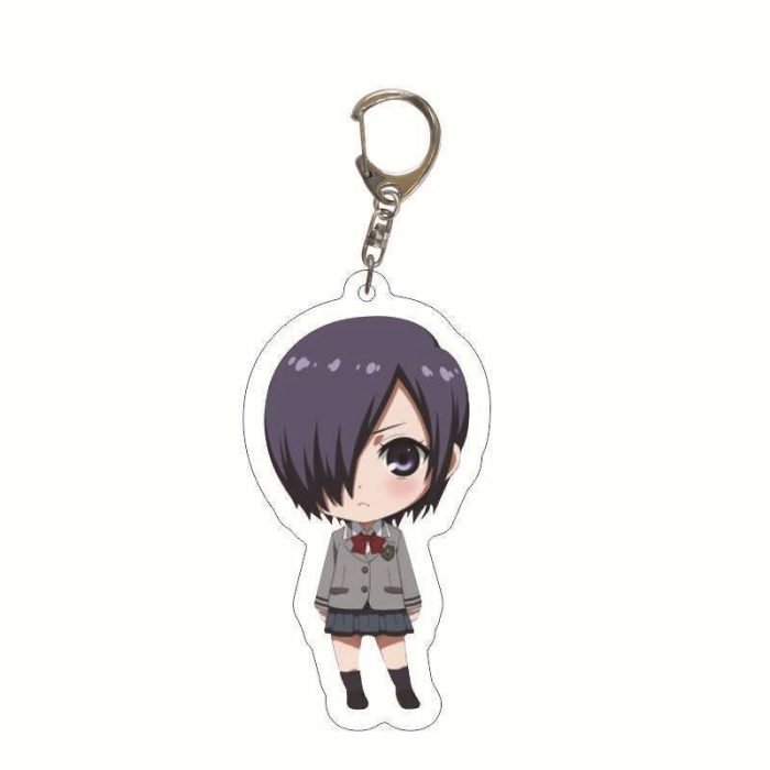 New Tokyo Ghoul Keychain Anime Peripheral Double Sided HD Transparent Acrylic Pendant Backpack Pendant Character Fan 2 - Tokyo Ghoul Merch