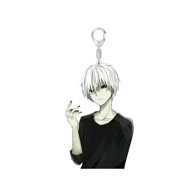 New Tokyo Ghoul Keychain Anime Peripheral Double Sided HD Transparent Acrylic Pendant Backpack Pendant Character Fan 4 - Tokyo Ghoul Merch