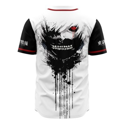 One Eyed Ghoul TG AOP Baseball Jersey AOP Baseball Jersey BACK Mockup - Tokyo Ghoul Merch