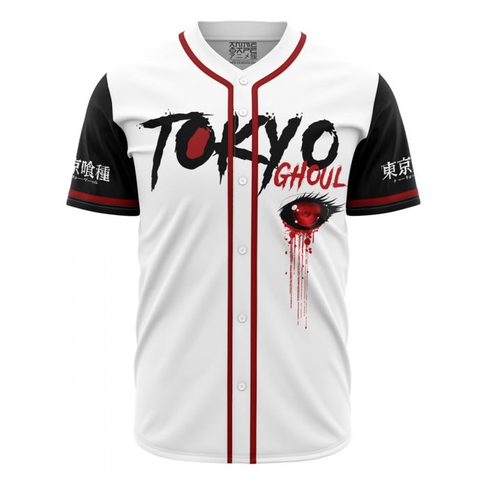 One Eyed Ghoul TG AOP Baseball Jersey AOP Baseball Jersey FRONT Mockup - Tokyo Ghoul Merch