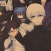 TIE LER Classic Anime Tokyo Ghoul Character Poster Kraft Wall Paper Painting Bar Kids Room Home 4 - Tokyo Ghoul Merch
