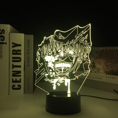 Tokyo Ghoul Anime Figure Ken Kaneki 3D Lamp for Cool Birthday Gift Bedroom Decor Nightlight Tokyo 1 - Tokyo Ghoul Merch