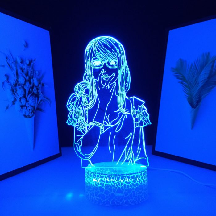 Tokyo Ghoul Anime Figure Rize Kamishiro 3D Lamp for Cool Birthday Gift Bedroom Decor Nightlight LED 1 - Tokyo Ghoul Merch