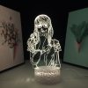 Tokyo Ghoul Anime Figure Rize Kamishiro 3D Lamp for Cool Birthday Gift Bedroom Decor Nightlight LED 5 - Tokyo Ghoul Merch