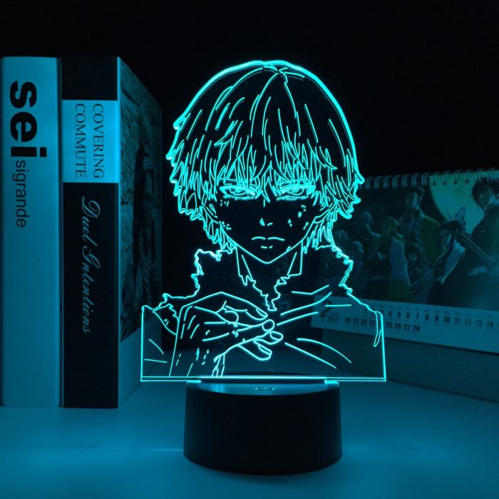 Tokyo Ghoul Figure Ken Kaneki 3D Lamp for Cool Birthday Gift Bedroom Decor Nightlight Acrylic LED 2 - Tokyo Ghoul Merch