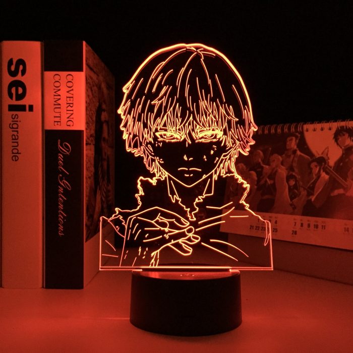 Tokyo Ghoul Figure Ken Kaneki 3D Lamp for Cool Birthday Gift Bedroom Decor Nightlight Acrylic LED 3 - Tokyo Ghoul Merch