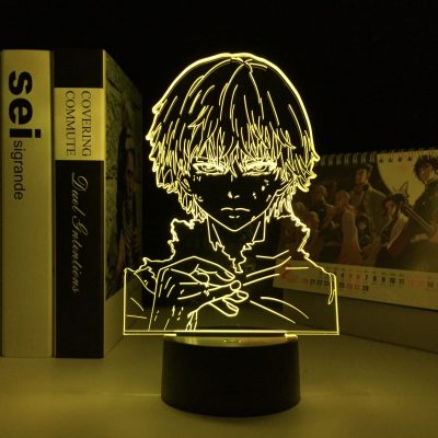 Tokyo Ghoul Figure Ken Kaneki 3D Lamp for Cool Birthday Gift Bedroom Decor Nightlight Acrylic LED 5 - Tokyo Ghoul Merch
