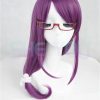 Tokyo Ghoul Guru Rize Kamishiro Long Wavy Purple Heat Resistant Synthetic Hair Cosplay Wig Wig Cap 1 - Tokyo Ghoul Merch