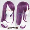 Tokyo Ghoul Guru Rize Kamishiro Long Wavy Purple Heat Resistant Synthetic Hair Cosplay Wig Wig Cap - Tokyo Ghoul Merch