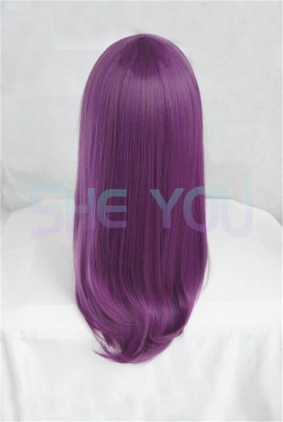 Tokyo Ghoul Guru Rize Kamishiro Long Wavy Purple Heat Resistant Synthetic Hair Cosplay Wig Wig Cap 3 - Tokyo Ghoul Merch