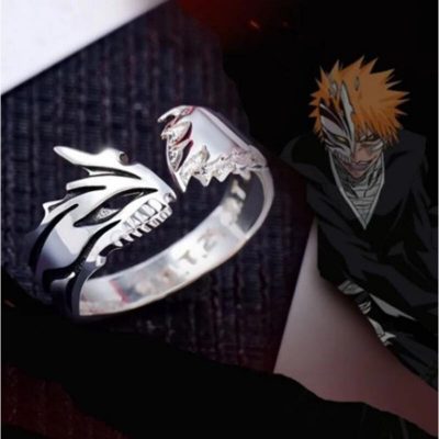 Vintage Niche Anime Tokyo Ghoul Ring Bell House Assorted Adjustable Ring Men and Women 3 - Tokyo Ghoul Merch