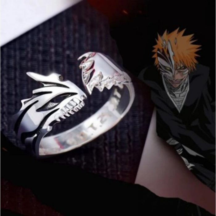 Vintage Niche Anime Tokyo Ghoul Ring Bell House Assorted Adjustable Ring Men and Women 3 - Tokyo Ghoul Merch