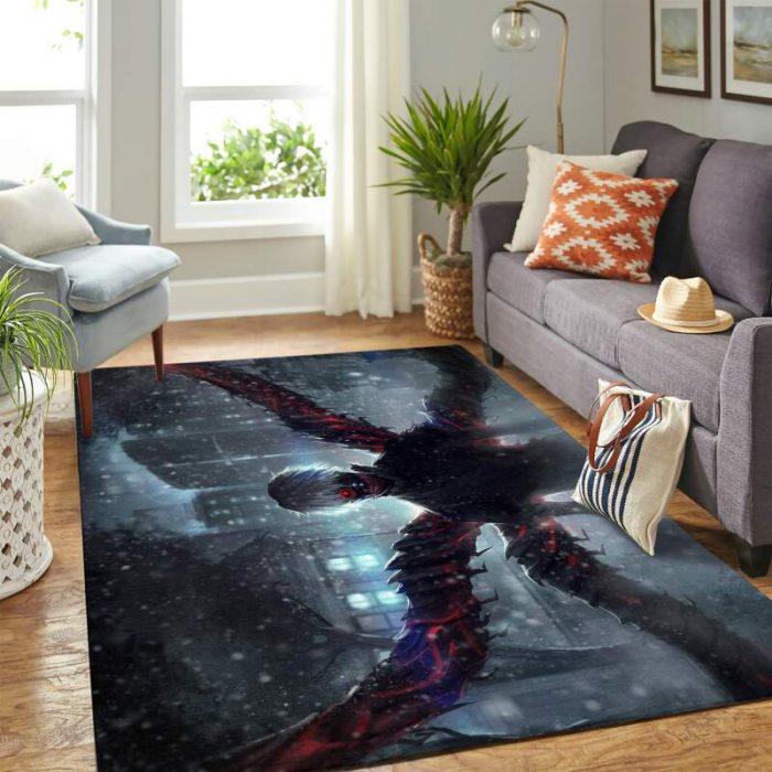 ken kaneki de tokyo ghoul carpet floor area rug 0 - Tokyo Ghoul Merch