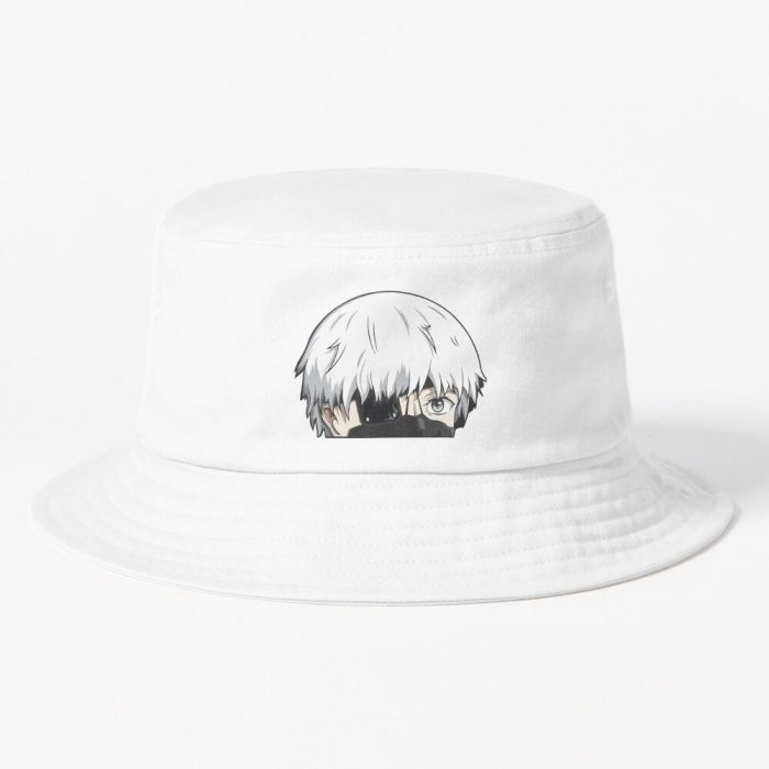 Ken Kaneki Peeker Bucket Hat Official Cow Anime Merch