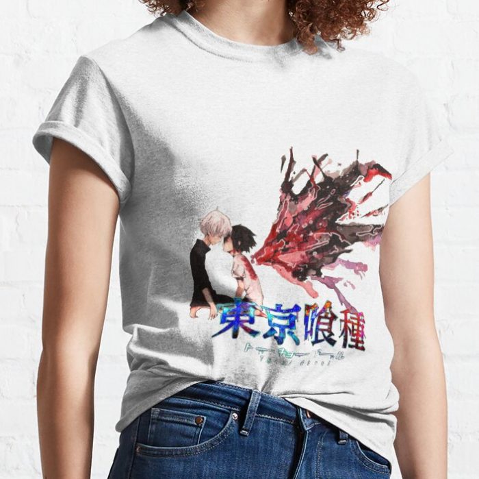 Kaneki And Touka T-Shirt Official Cow Anime Merch