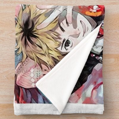 People Around Throw Blanket Official Cow Anime Merch