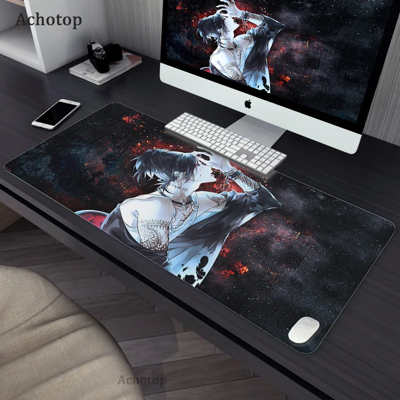 Gaming Accessories Mouse Pad Tokyo Ghoul Mousepad Anime Cartoon Large Mouse Mat Big Mause Pad Keyboard 13 - Tokyo Ghoul Merch