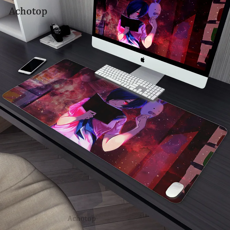 Gaming Accessories Mouse Pad Tokyo Ghoul Mousepad Anime Cartoon Large Mouse Mat Big Mause Pad Keyboard 17 - Tokyo Ghoul Merch