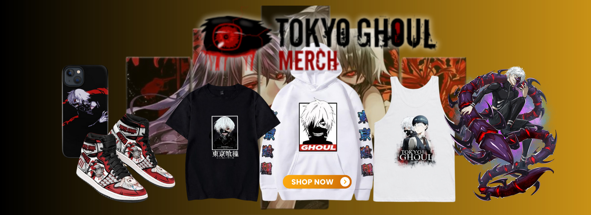Tokyo Ghoul Merch Store Banner1