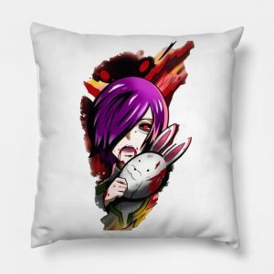 Tokyo Ghoul Touka With Rabbit Throw Pillow