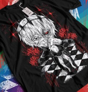 Unisex Horror Manga Creepy Girl T-Shirt