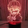 Tokyo Ghoul 3D Lamp Anime Kaneki Ken Juuzou Led Night Light for Kids Bedroom Decoration Nightlight 13 - Tokyo Ghoul Merch
