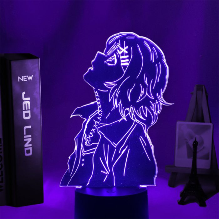 Tokyo Ghoul 3D Lamp Anime Kaneki Ken Juuzou Led Night Light for Kids Bedroom Decoration Nightlight 14 - Tokyo Ghoul Merch