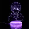 Tokyo Ghoul 3D Lamp Anime Kaneki Ken Juuzou Led Night Light for Kids Bedroom Decoration Nightlight 15 - Tokyo Ghoul Merch