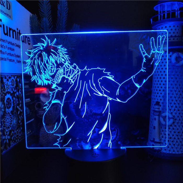 Tokyo Ghoul 3D Lamp Anime Kaneki Ken Juuzou Led Night Light for Kids Bedroom Decoration Nightlight 2 - Tokyo Ghoul Merch
