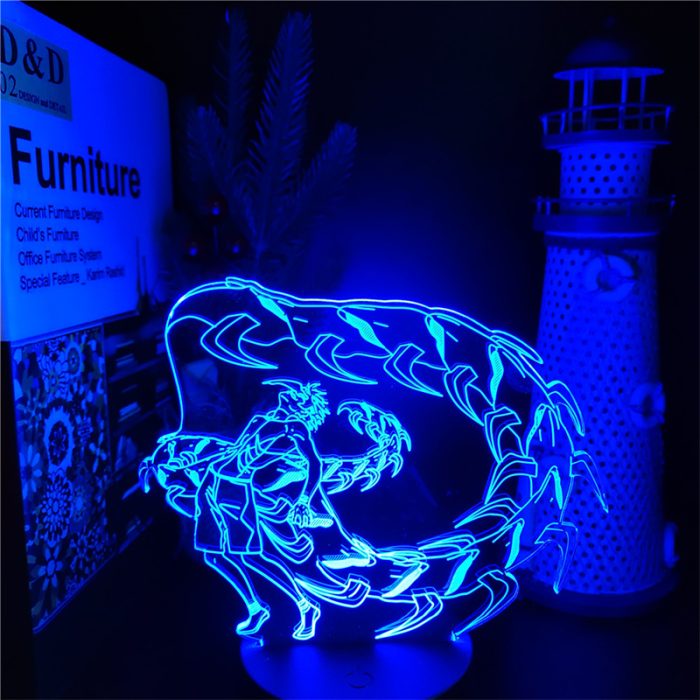 Tokyo Ghoul 3D Lamp Anime Kaneki Ken Juuzou Led Night Light for Kids Bedroom Decoration Nightlight 3 - Tokyo Ghoul Merch