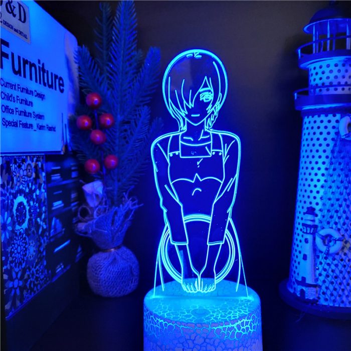 Tokyo Ghoul 3D Lamp Anime Kaneki Ken Juuzou Led Night Light for Kids Bedroom Decoration Nightlight 4 - Tokyo Ghoul Merch